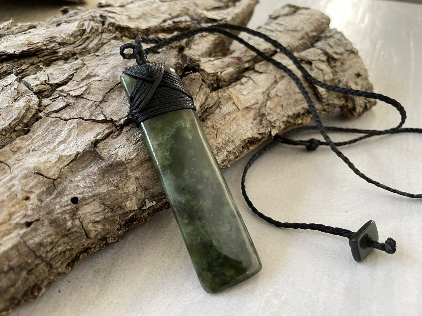 Greenstone Nephrite Jade Maori Long Toki 78mm