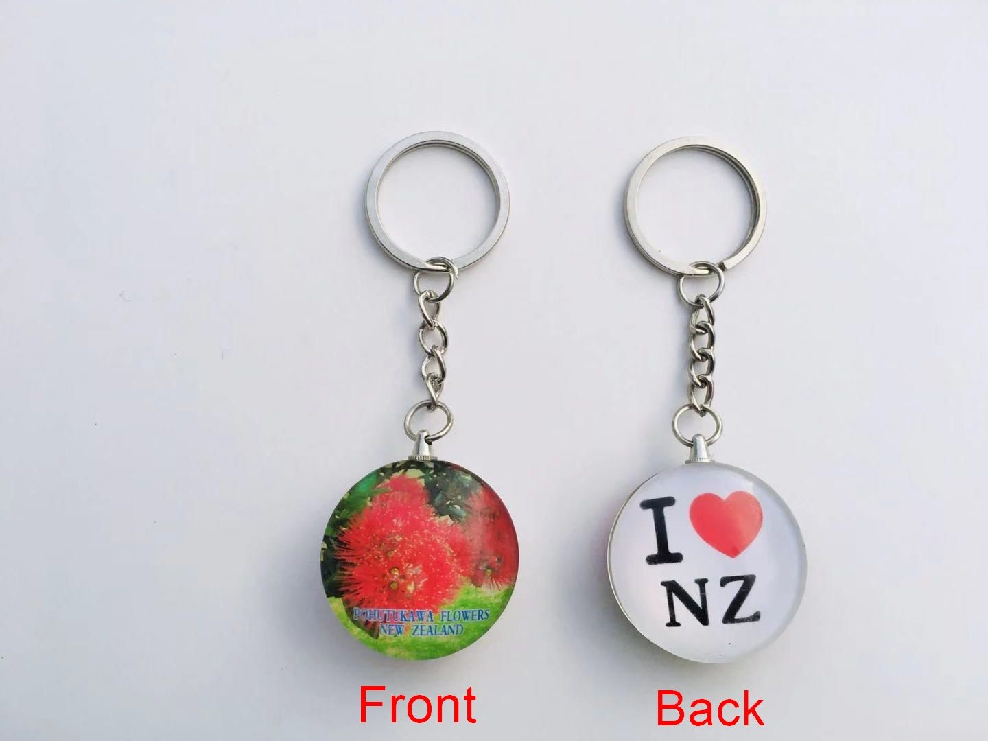 12 Pcs NZ Souvenirs Key Rings