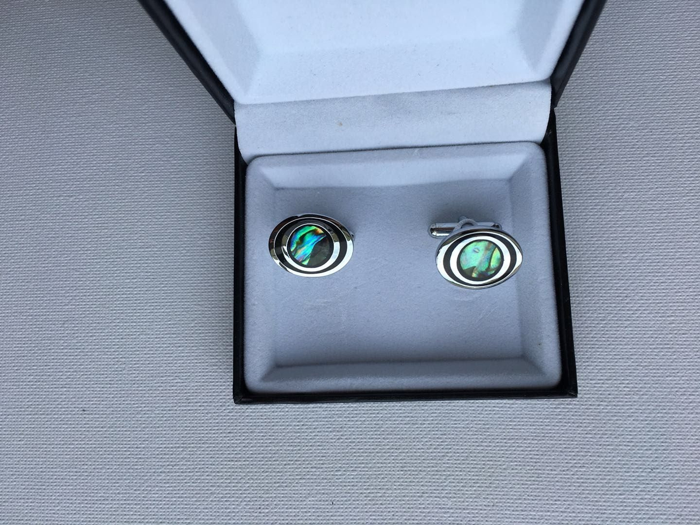 Paua Shell Cufflinks Boxed