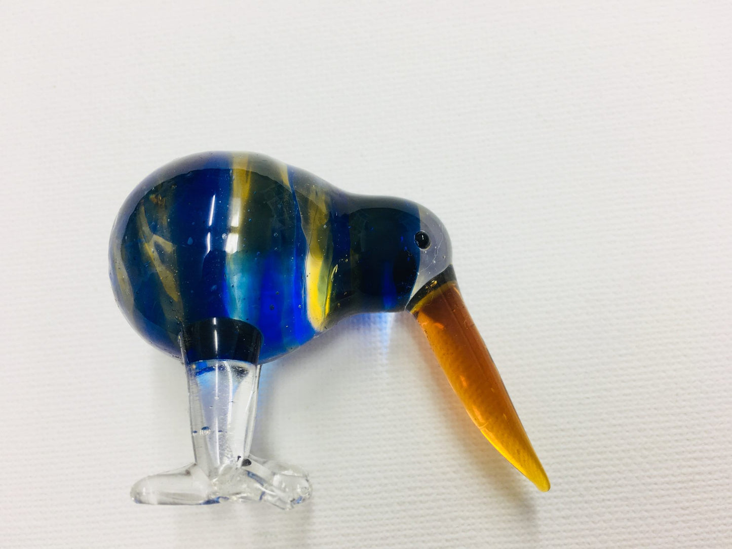 Handmade glass kiwi come with box