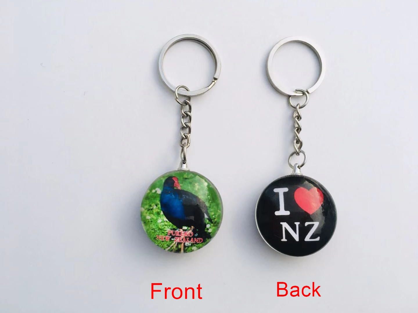 12 Pcs NZ Souvenirs Key Rings