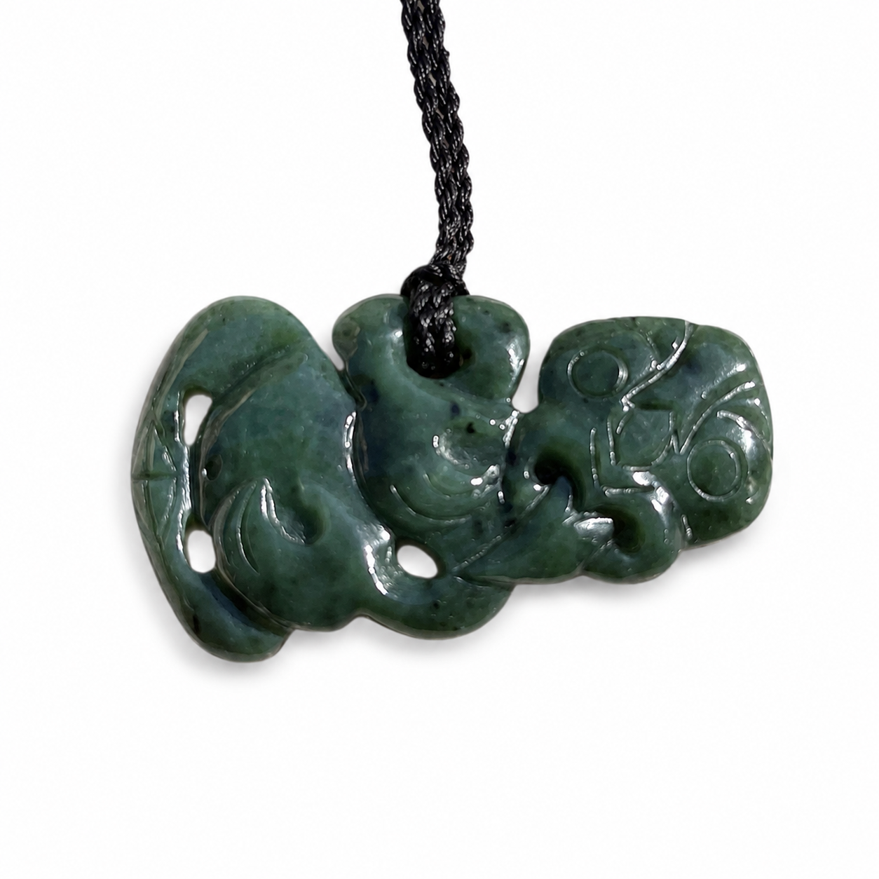 Carving Studio NZ Greenstone Large Hei Tiki 55mm