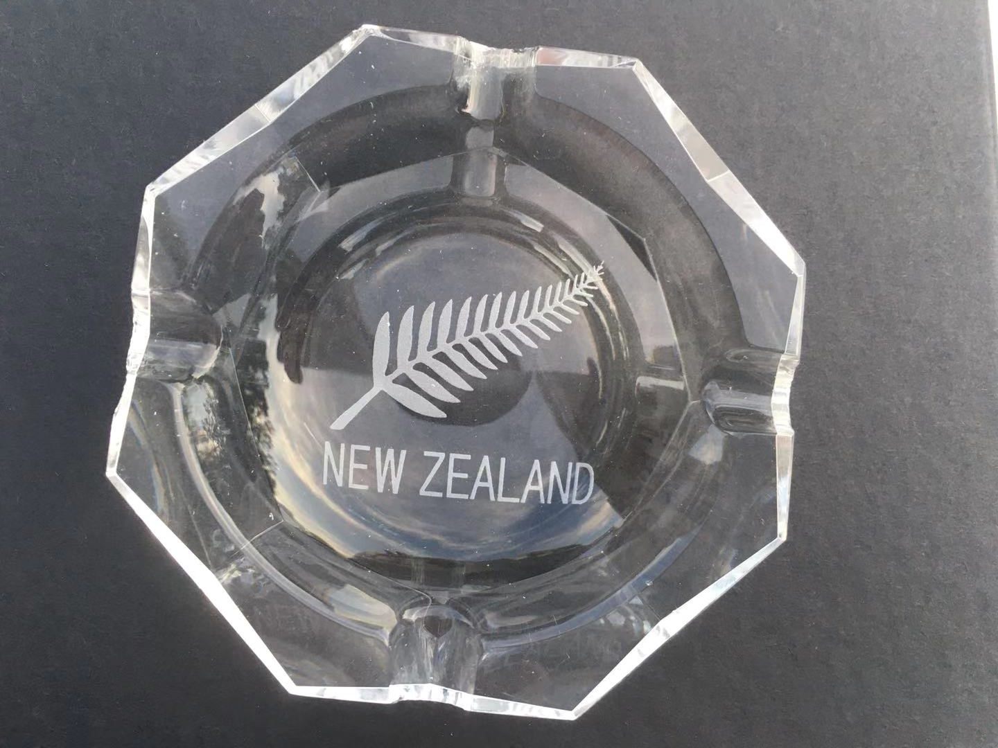 NZ Fern Glass Ashtray